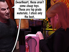 I didn't think some stupid dildos..