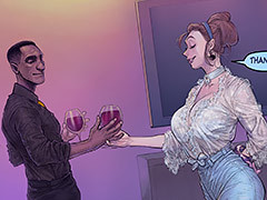 A lecherous figure showcased in a..