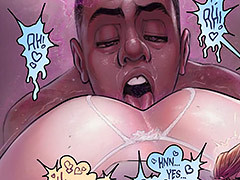 Push that fucking tongue in there deep..